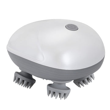 Electric Head Scalp Massager for Hair Growth Stress Relax, with 4 Massage Heads & 3 Speeds Dog Head Massager & Cat Face Massager for Indoor Cats