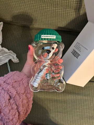Starbucks Glass Bear Cup