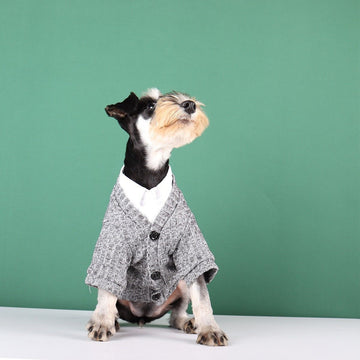 Dog Apparel - Knitted Sweater Coat