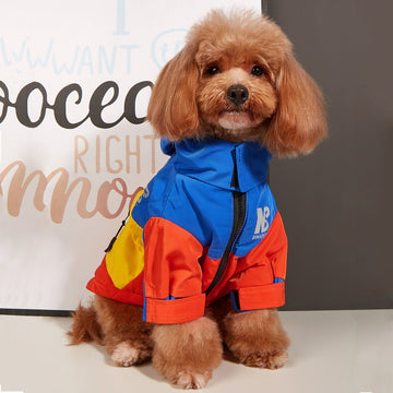 Dog Apparel - Windproof Warm Raincoat