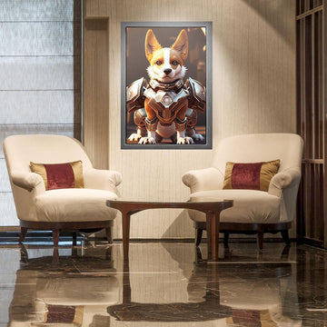 Custom Pet Canvas - The Corgi