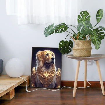 Custom Pet Canvas - The Golden Retriever