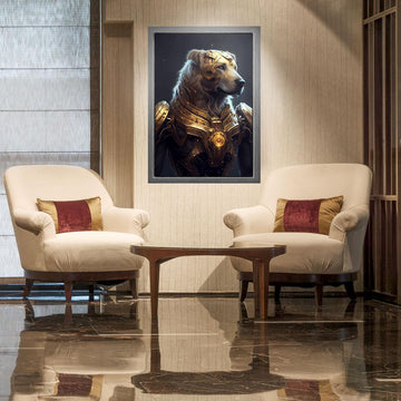 Custom Pet Canvas - The Golden Retriever