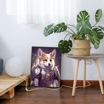 Custom Pet Canvas - The Corgi
