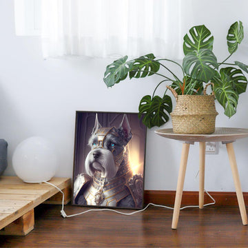 Custom Pet Canvas - The Schnauzer