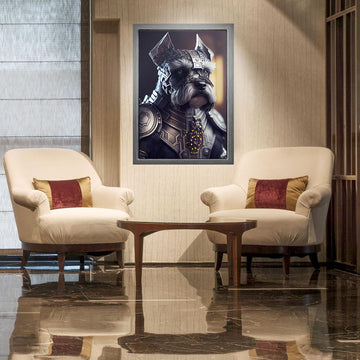 Custom Pet Canvas - The Schnauzer